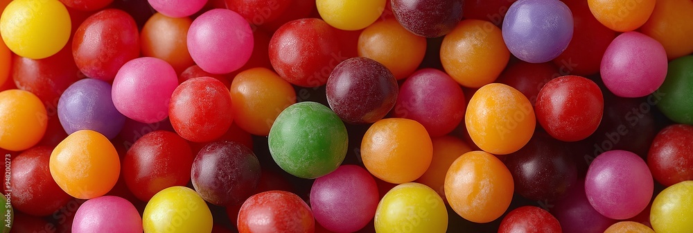 An image highlighting close-up details of colorful round candies showcasing various flavors and appealing textures. An image highlighting close-up details of colorful round candies showcasing various flavors and appealing textures.