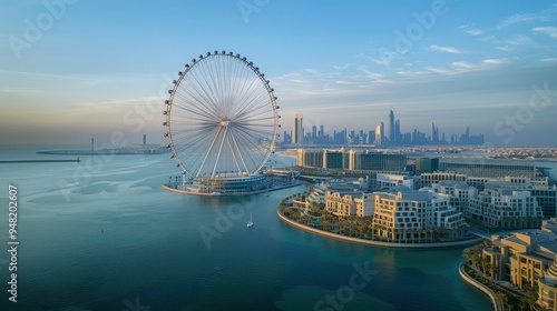 nearby Ain Dubai, the world's largest observation wheel.