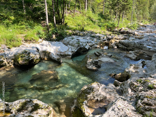 Wallpaper Mural The Mostnica Gorge, Triglav National Park - Bohinj, Slovenia - Korita Mostnice, Triglavski narodni park - Bohinj, Slovenija (die Mostnica-Schlucht - Nationalpark Triglav) / The canyon Mostnica Torontodigital.ca