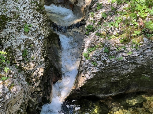 The Mostnica Gorge, Triglav National Park - Bohinj, Slovenia - Korita Mostnice, Triglavski narodni park - Bohinj, Slovenija (die Mostnica-Schlucht - Nationalpark Triglav) / The canyon Mostnica photo