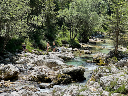 The Mostnica Gorge, Triglav National Park - Bohinj, Slovenia - Korita Mostnice, Triglavski narodni park - Bohinj, Slovenija (die Mostnica-Schlucht - Nationalpark Triglav) / The canyon Mostnica photo