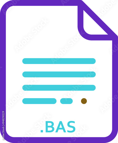 BAS doted and dashed icon inside transparent
