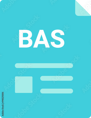 BAS file icon with symbols