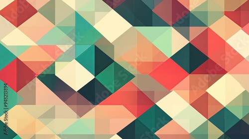 Wallpaper Mural Creative abstract geometric background Torontodigital.ca