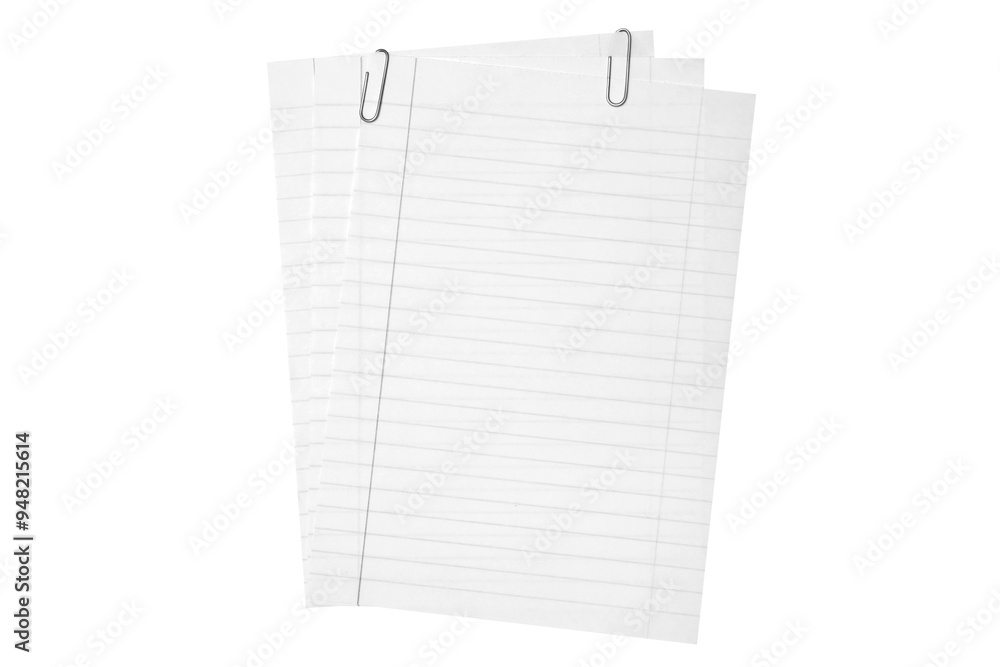 a isolated sheet of paper a isolated sheet of paper