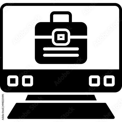 Online Work Icon
