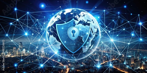 Global network of businesses utilizes advanced cybersecurity technology, providing robust protection and defense, safeguarding critical data and ensuring digital security across the world.