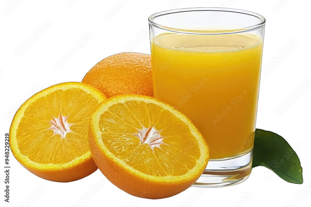 Refreshing glass of orange juice with fresh oranges, perfect for breakfast or a healthy snack, bursting with flavor and vitamins. Refreshing glass of orange juice with fresh oranges, perfect for breakfast or a healthy snack, bursting with flavor and vitamins.