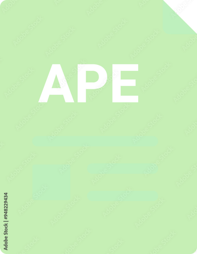 APE file icon with symbols APE file icon with symbols