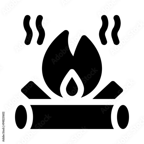 outdoor glyph icon
