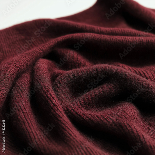 Wallpaper Mural red wool scarf Torontodigital.ca