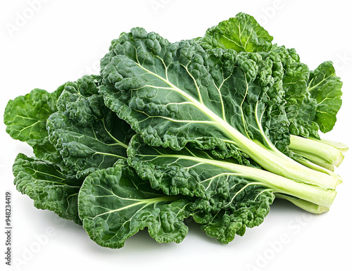 Fresh and vibrant chard leaves showcasing their rich green color and healthy texture, perfect for culinary uses and recipes.