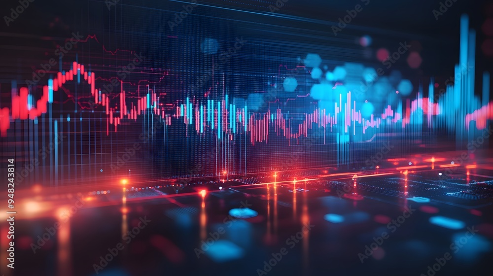 Abstract Stock Market Data Visualization Abstract Stock Market Data Visualization