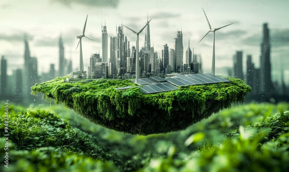 Technology that uses renewable resources to reduce pollution and carbon ...