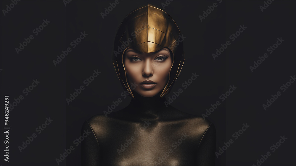 portrait of a woman. Fashion art, beauty woman Artistic, creative, elegant portrait of a woman. Fashion art, beauty woman Artistic, creative, elegant