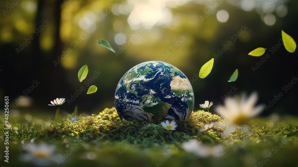 Illustration illustrating the importance of loving nature and promoting sustainable environmental practices, suitable for Earth Day and environmental awareness campaigns. Illustration illustrating the importance of loving nature and promoting sustainable environmental practices, suitable for Earth Day and environmental awareness campaigns.