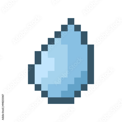 fresh water droplet pixel art
