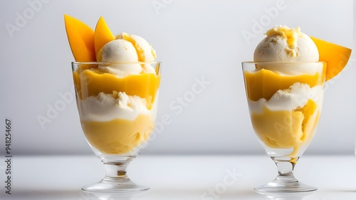 set of mango ice cream
