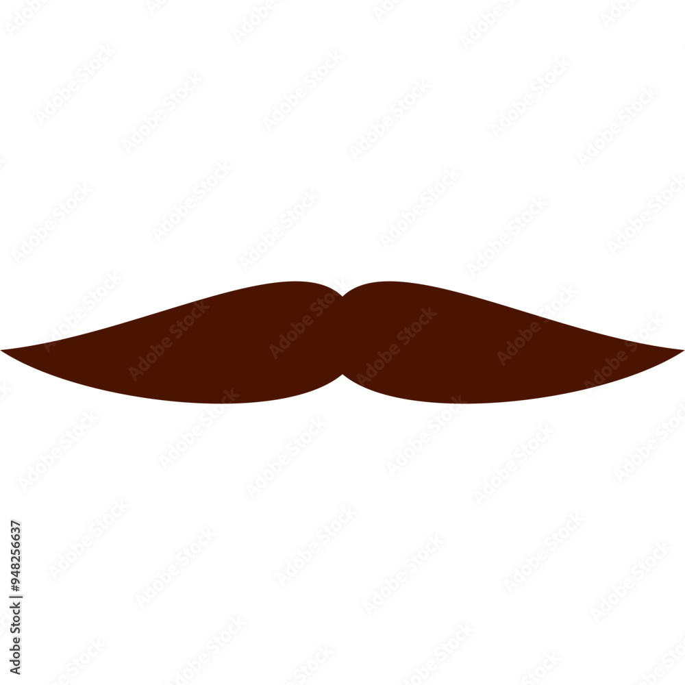 Obraz premium Man Mustache Flat