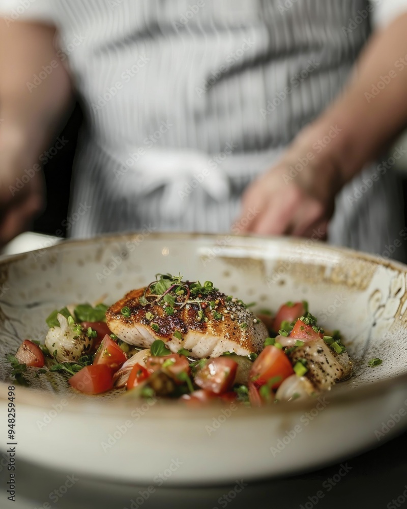 Hand-crafted food that emphasizes the meticulous care and attention to detail in both its preparation and how it is presented to guests. Hand-crafted food that emphasizes the meticulous care and attention to detail in both its preparation and how it is presented to guests.