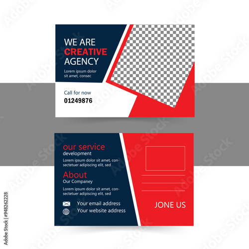 corporate postcard design template