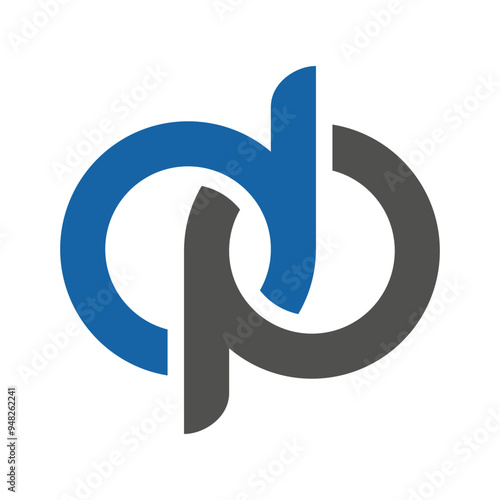 dp qb letter link logo template