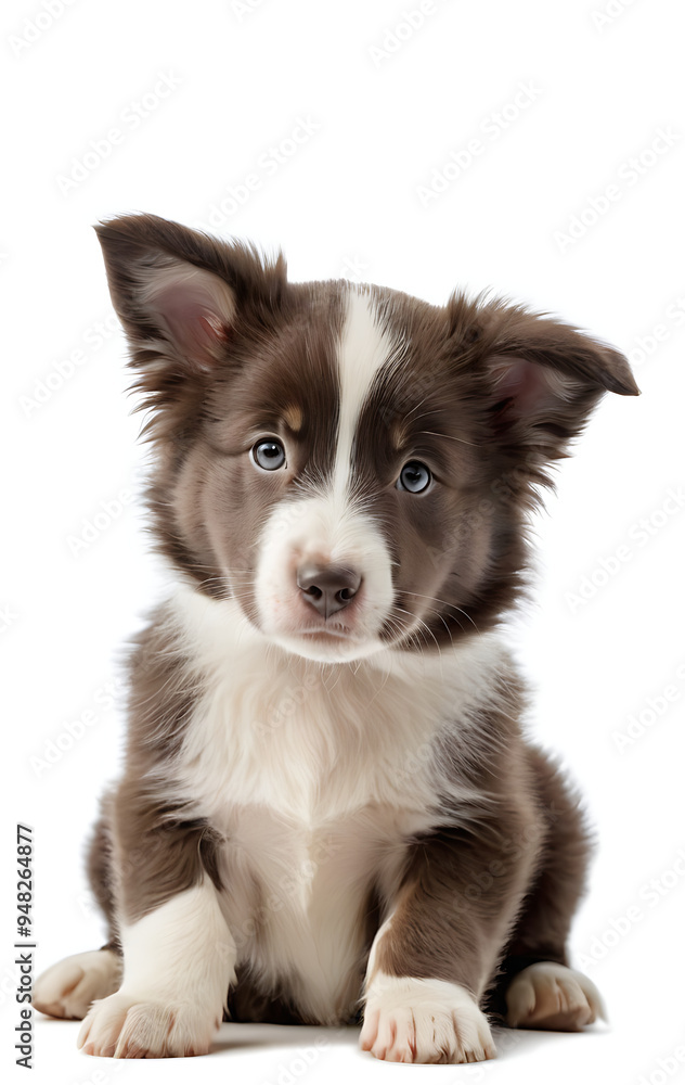 border collie puppy isolated on white background border collie puppy isolated on white background