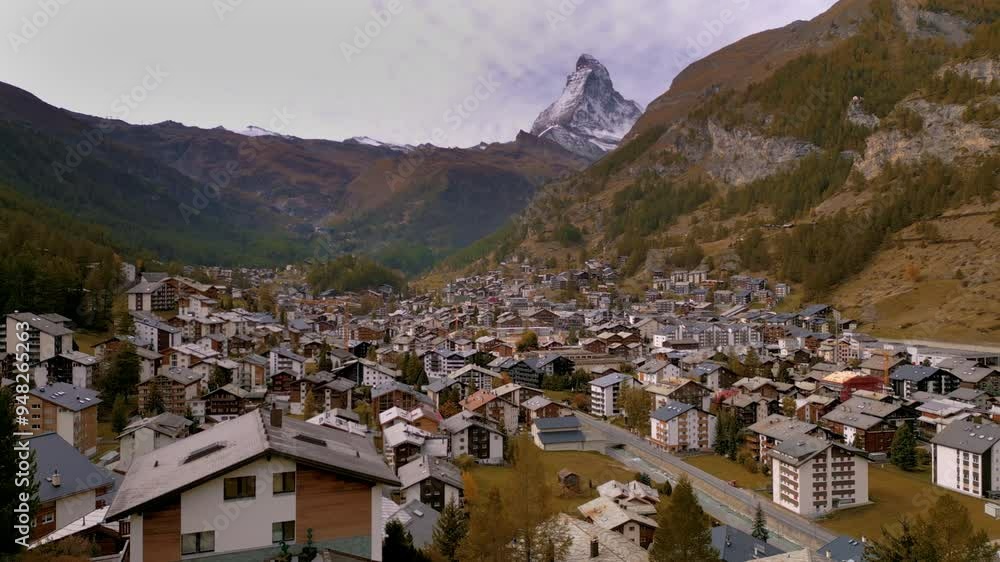 Zermatt, Switzerland Alpine Village with the Matterhorn Zermatt, Switzerland Alpine Village with the Matterhorn