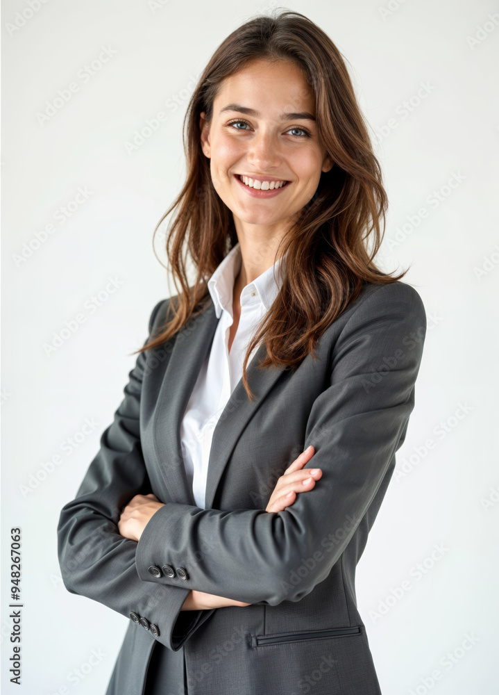 portrait of a smiling business woman portrait of a smiling business woman