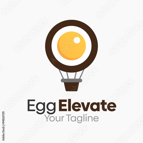Egg Elevate Logo Design Template. Good for Business, Agency, Community and Organization