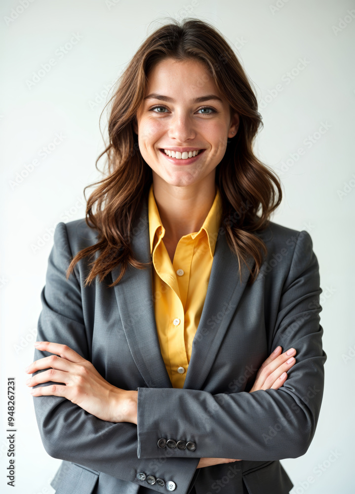portrait of a smiling business woman portrait of a smiling business woman