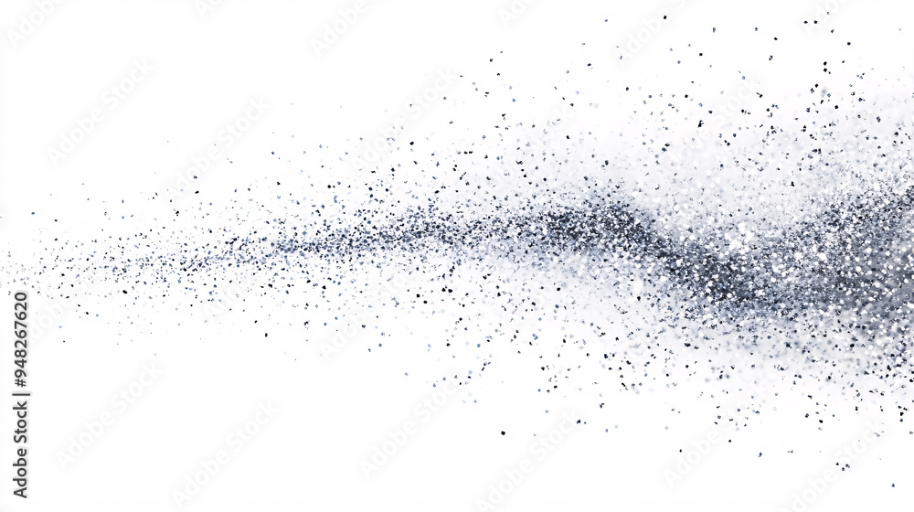 Obraz premium Silver Glitter Explosion