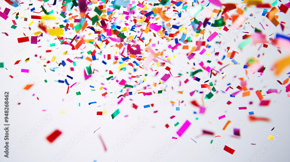 Colorful Confetti Falling Colorful Confetti Falling