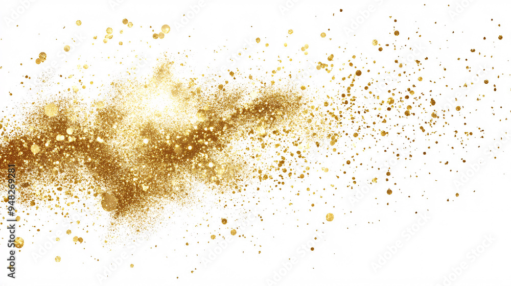 Gold Glitter and Confetti Texture Gold Glitter and Confetti Texture