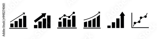 Statistics icon. Statistics icon set.