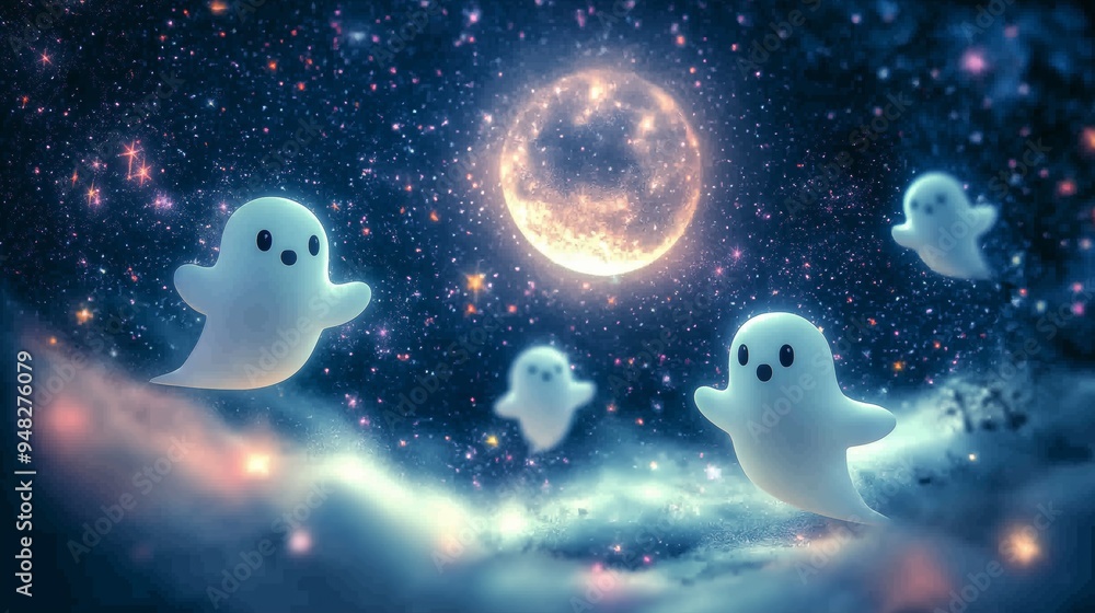 Halloween Night with Ghostly Charm Halloween Night with Ghostly Charm