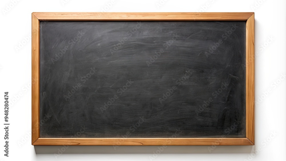 Classic empty blackboard on a clean white background, featuring a smooth dark surface and subtle texture, evoking nostalgia for traditional learning environments. Classic empty blackboard on a clean white background, featuring a smooth dark surface and subtle texture, evoking nostalgia for traditional learning environments.