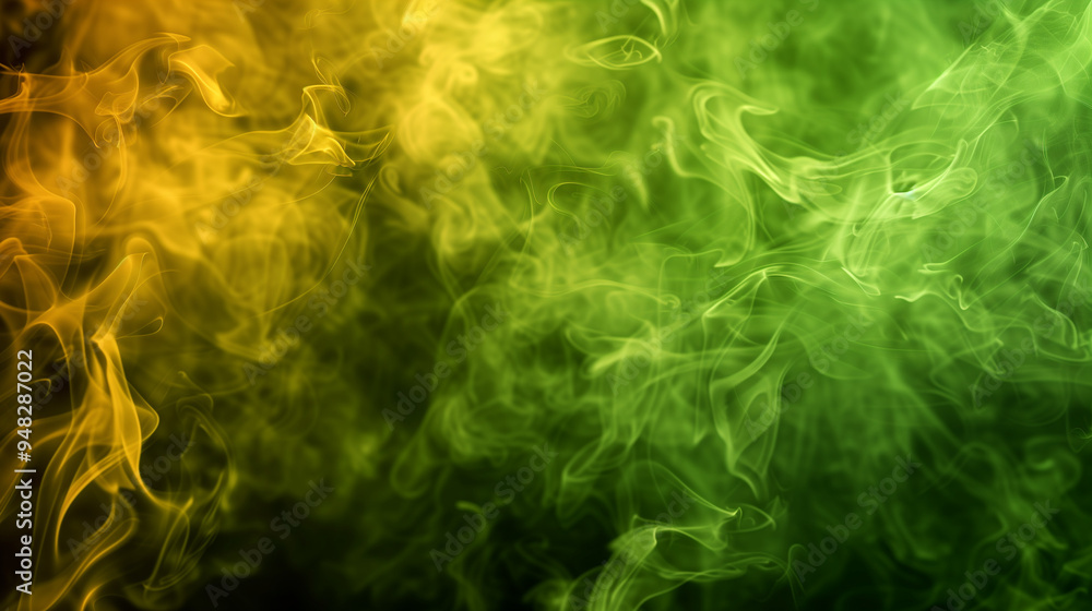 Obraz premium Colorful dust smoke wallpaper background, 2 color grade, horizontal image texture