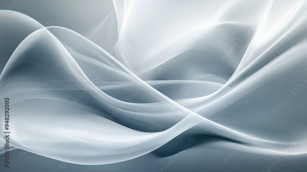 Obraz premium Elegant modern backdrop featuring flowing abstract lines