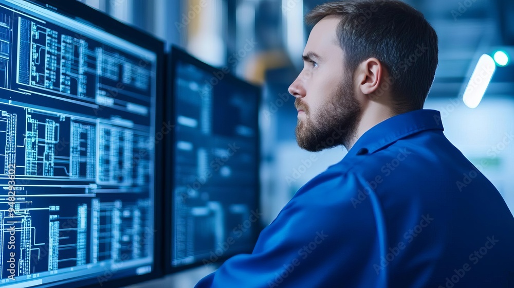 Business manager executing project timeline