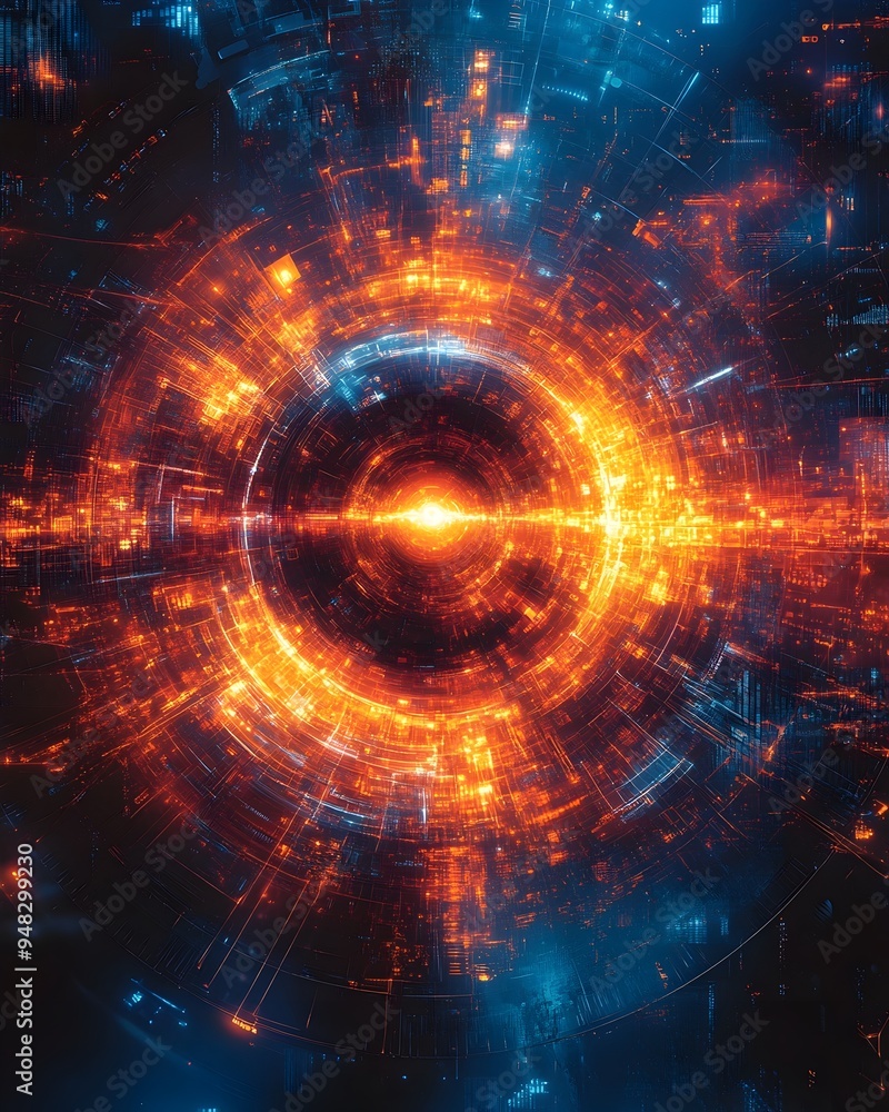 Fractal Fusion:An Abstract Representation of Technological Intelligence Fractal Fusion:An Abstract Representation of Technological Intelligence