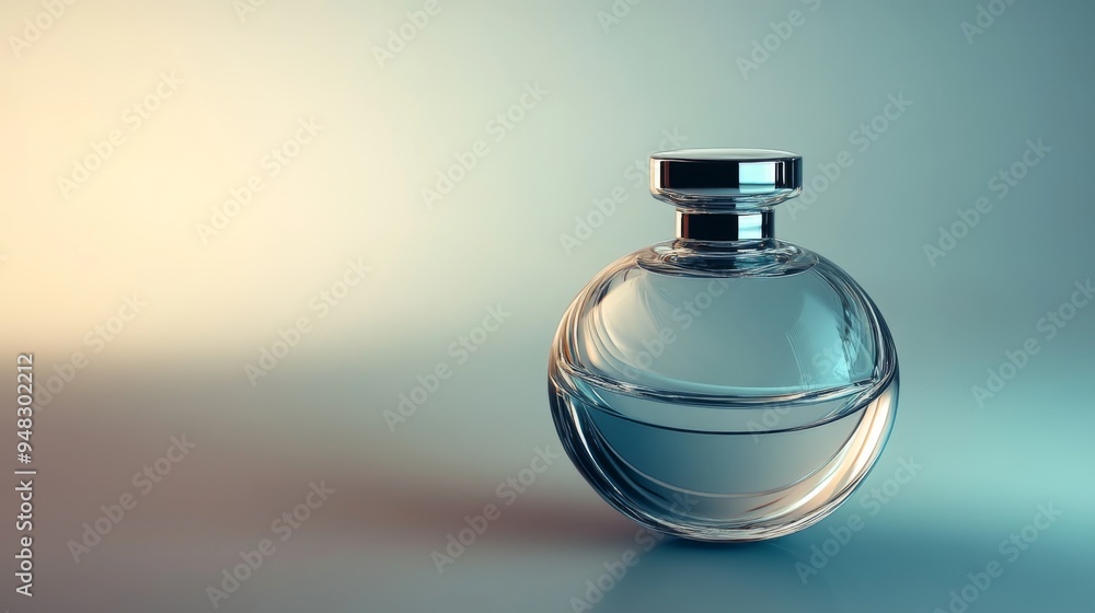 A close-up of a perfume bottle with a reflective surface, set against a clean, neutral background to highlight its sleek, modern design. A close-up of a perfume bottle with a reflective surface, set against a clean, neutral background to highlight its sleek, modern design.