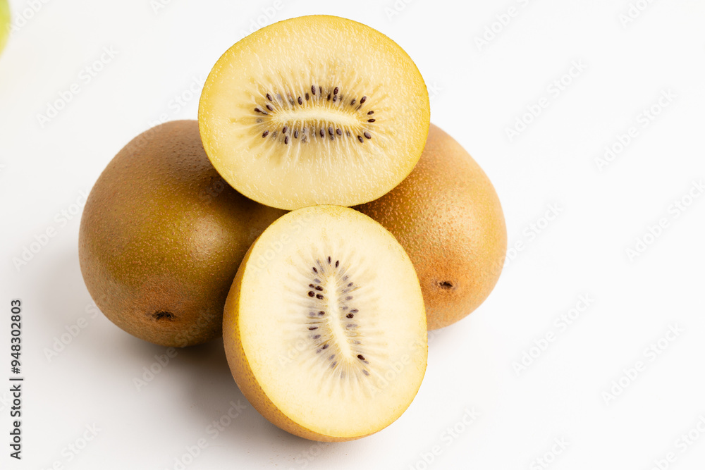 Kiwi, yellow variety, ready for consumption Kiwi, yellow variety, ready for consumption