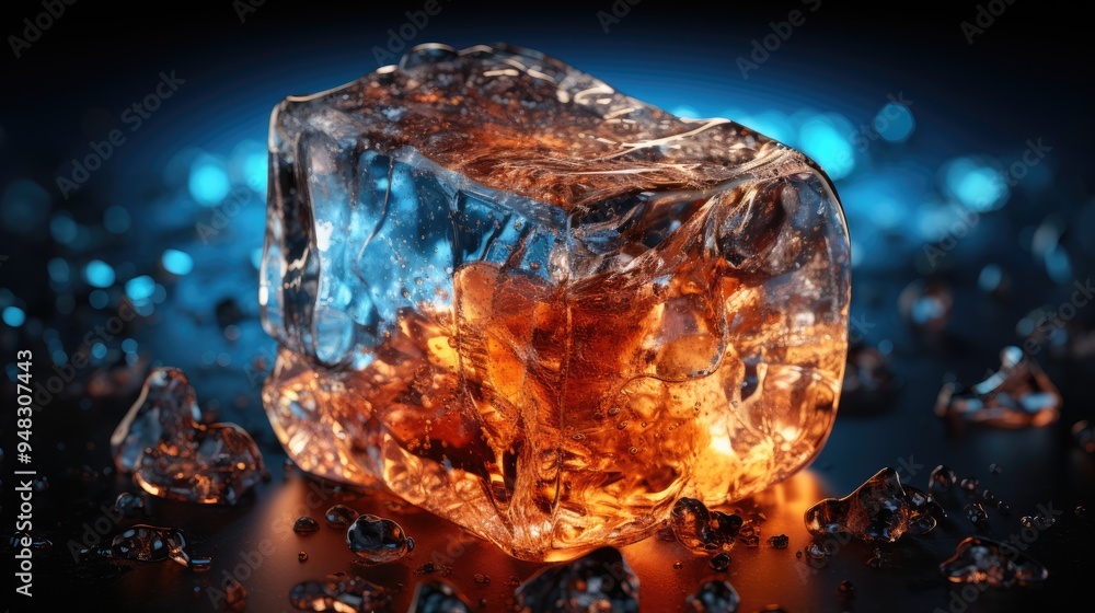 ice cubes in water ice cubes in water