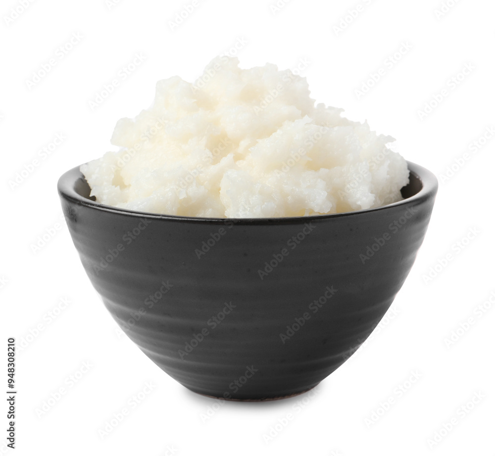 custom made wallpaper toronto digitalNatural shea butter in bowl isolated on white