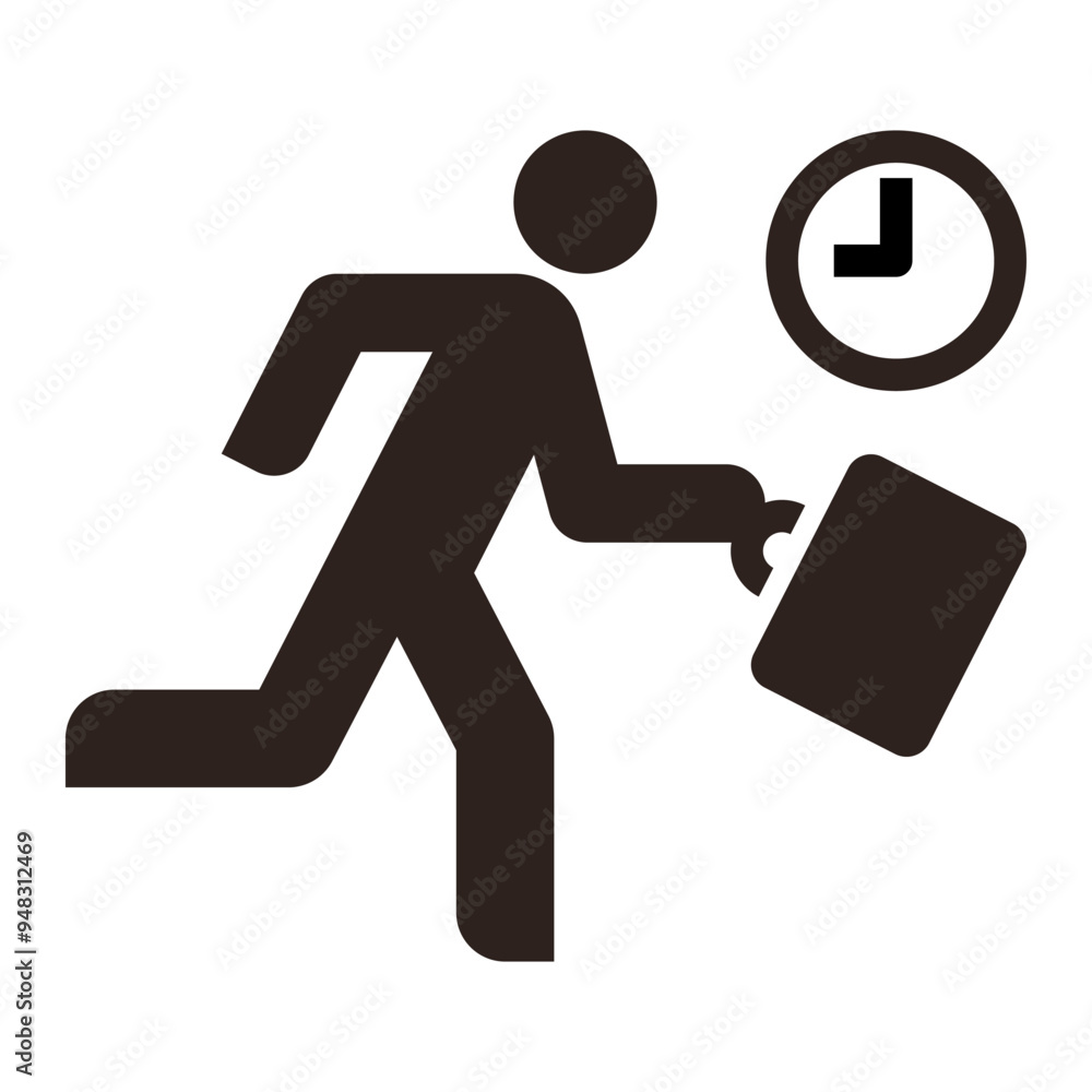 Lack of time, work deadline, time management concept Lack of time, work deadline, time management concept