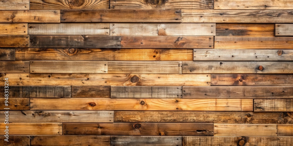 Rustic wooden wall background for interior design and DIY projects Rustic wooden wall background for interior design and DIY projects