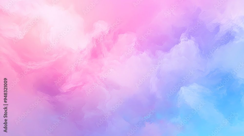 Fototapeta premium Abstract Watercolor Cloud Background.