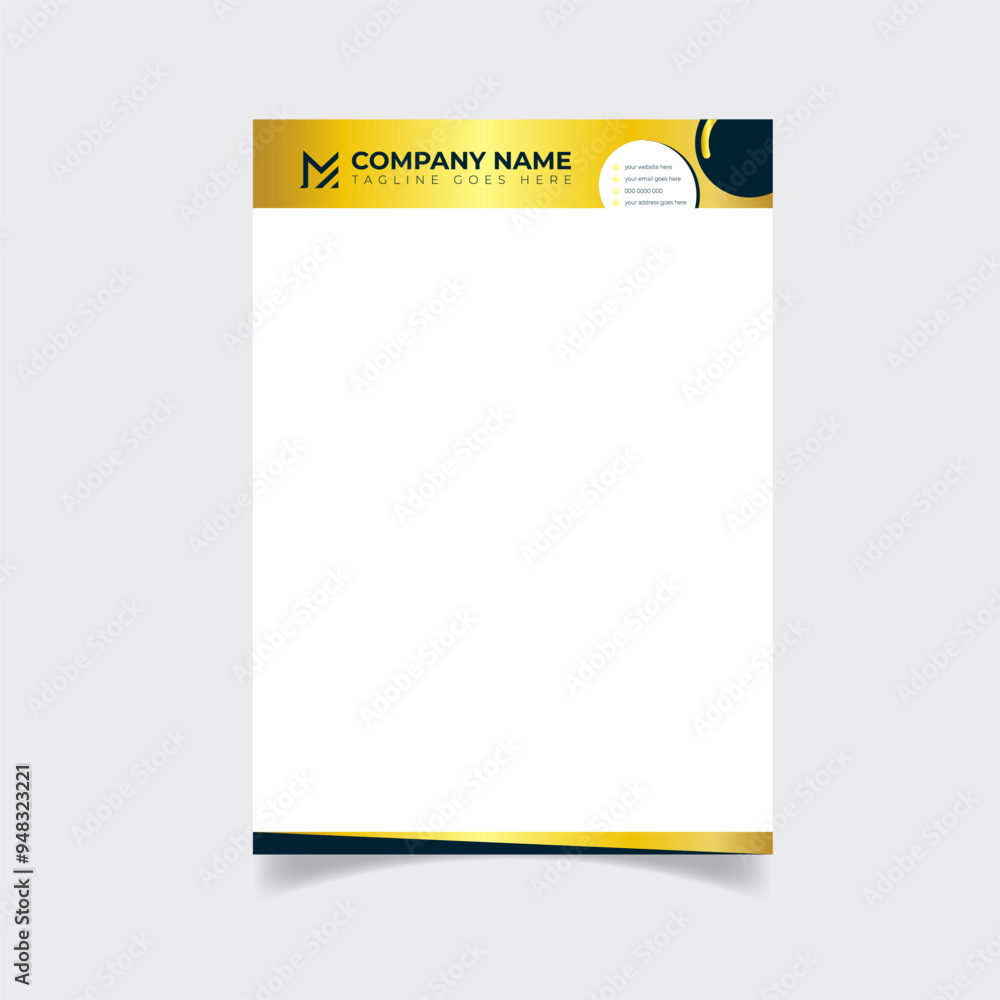 Modern business pad design template design for your business Modern business pad design template design for your business