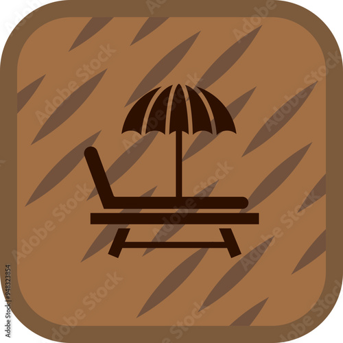 Sunbed Icon Design